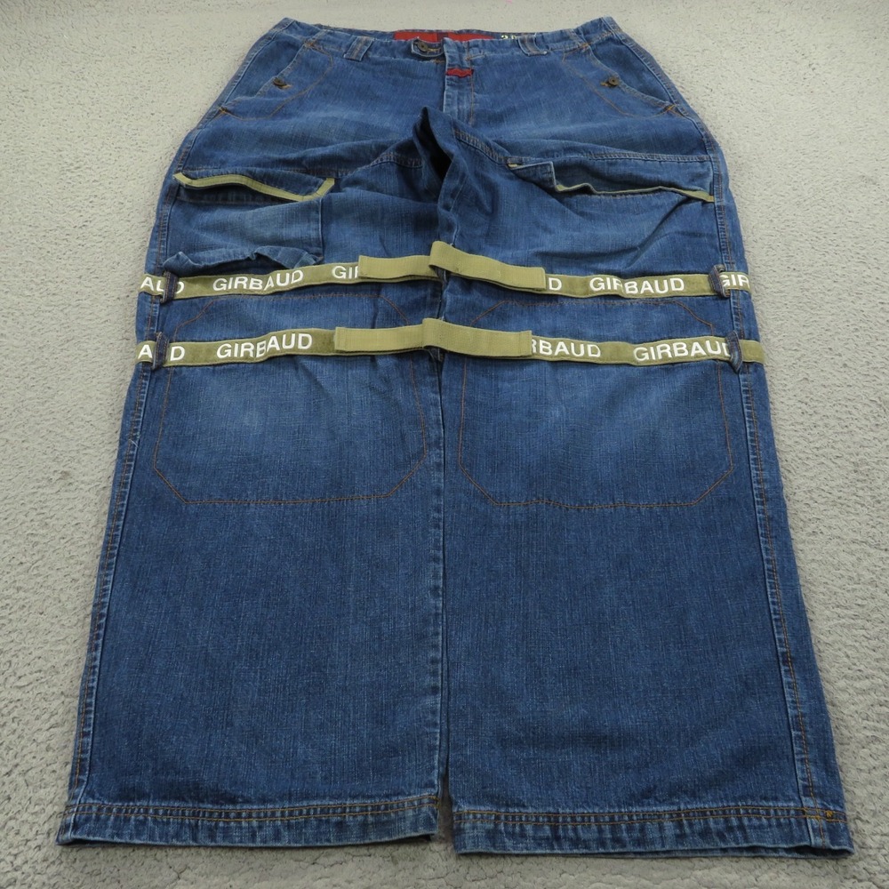 VTG Marithe Francois Girbaud Jeans 40 Shuttle Tape Baggy Y2K Wide 10 Leg Opening